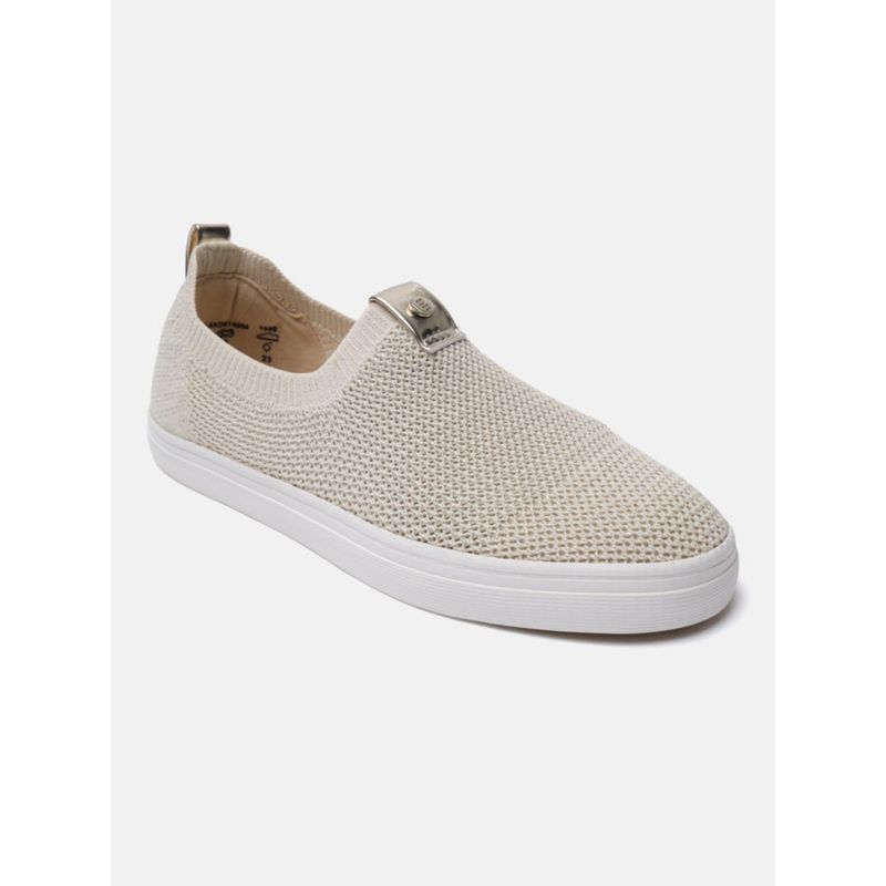 Buy BAGATT Lali Beige Womens Slip On Sneakers Online