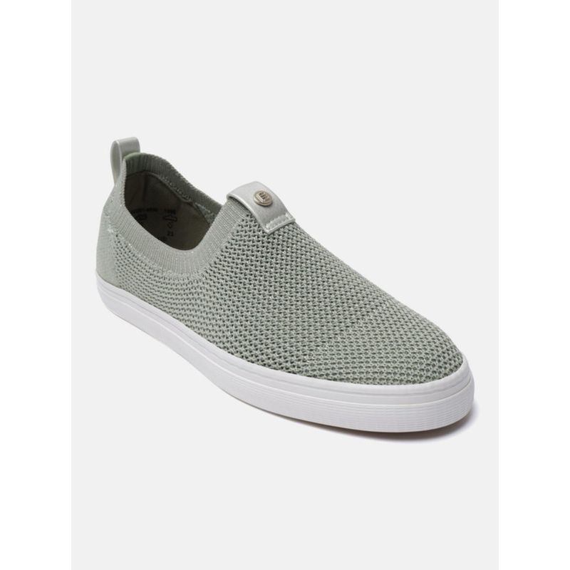 BAGATT Lali Green Womens Slip On Sneakers (EURO 38)