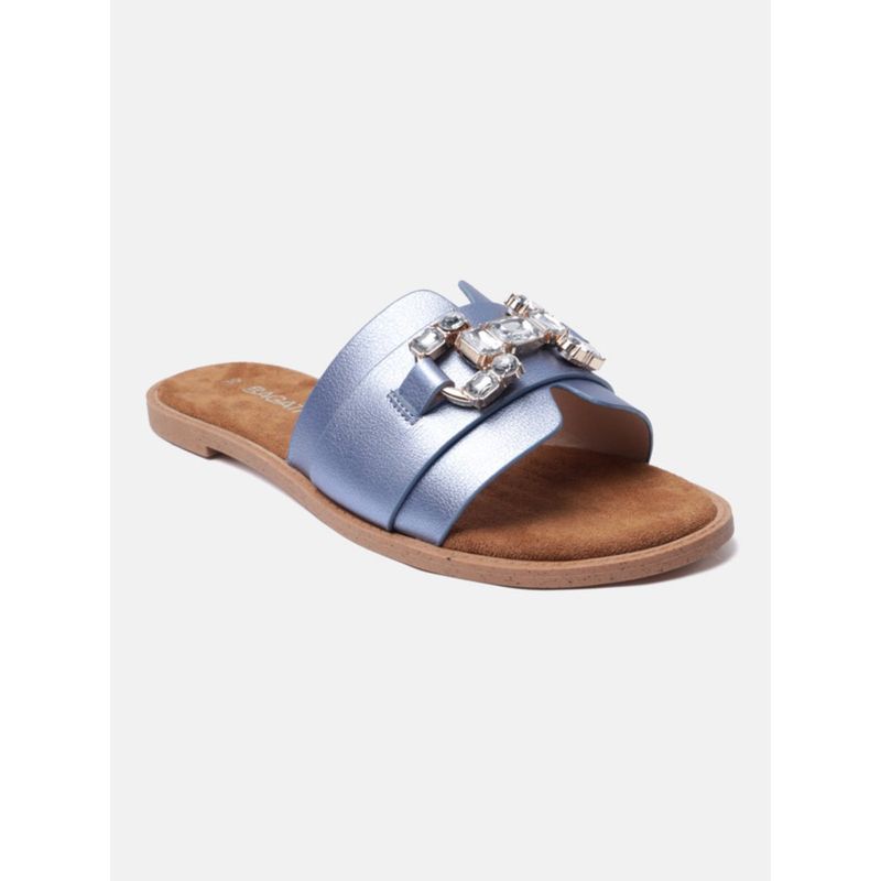 BAGATT Goldy Blue Womens Flats (EURO 36)