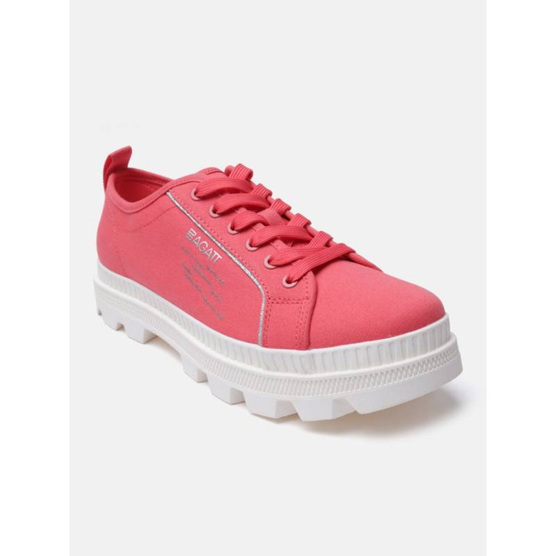BAGATT Dayla Red Womens Low Top Sneakers (EURO 37)