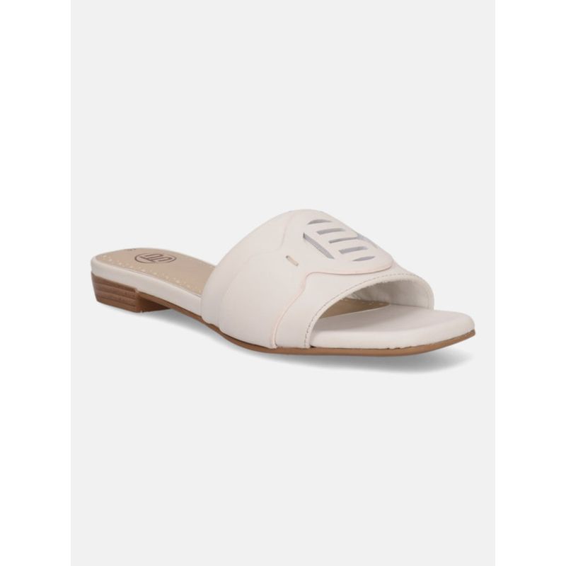 BAGATT Mala White Leather Womens Flats (EURO 36)