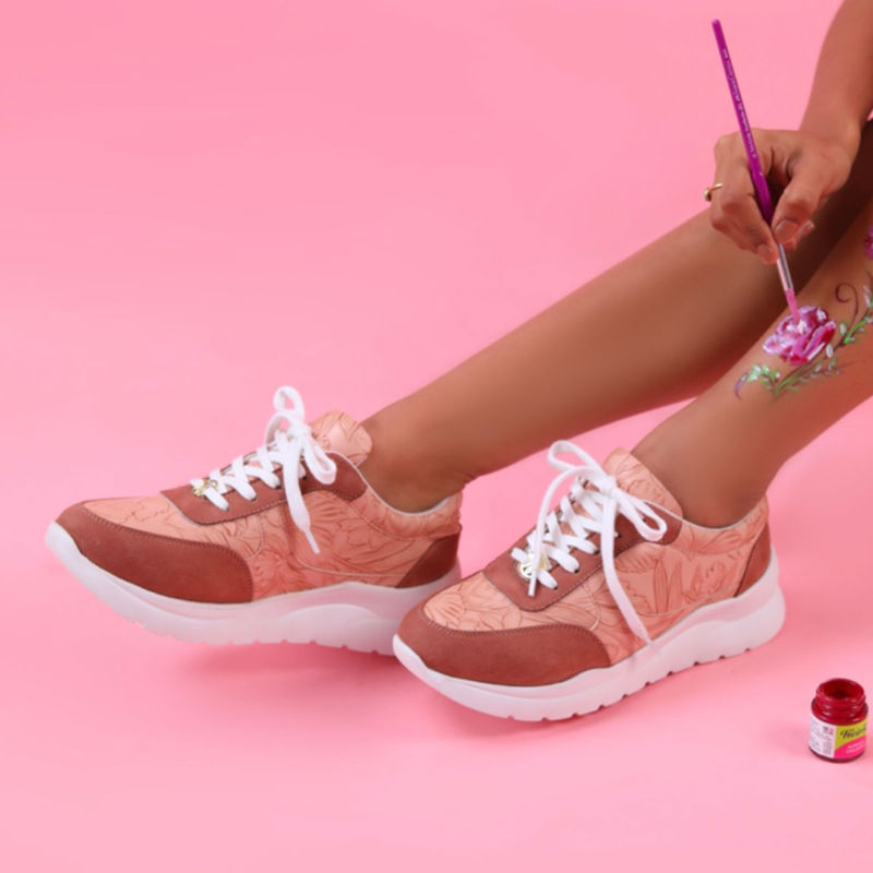 Monrow Kerry Peach Sneakers (EURO 36)