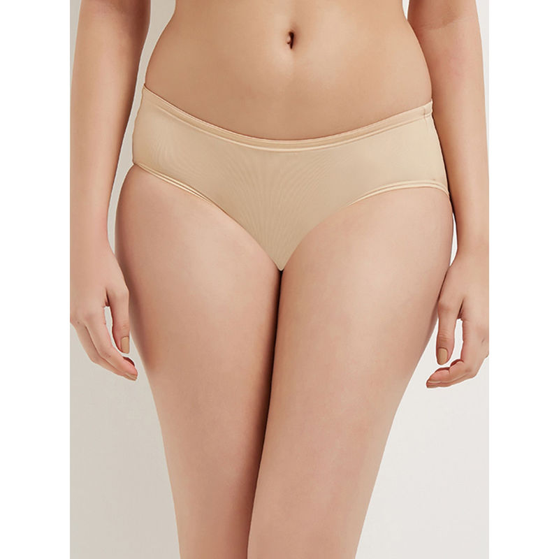 Wacoal Hygieni Mid Waist Medium Coverage Day Period Panty - Beige (M)
