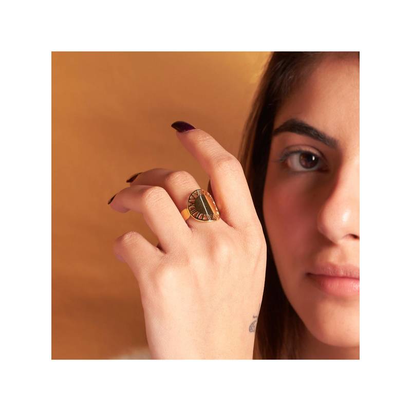 Salty Gold Chunky Auric Ring (17)