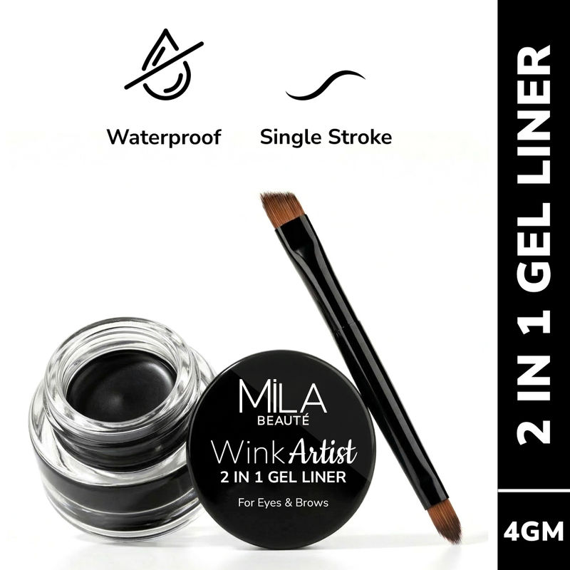 Mila Beauté Wink Artist 36Hr Smudge Proof & Waterproof Gel Eyeliner