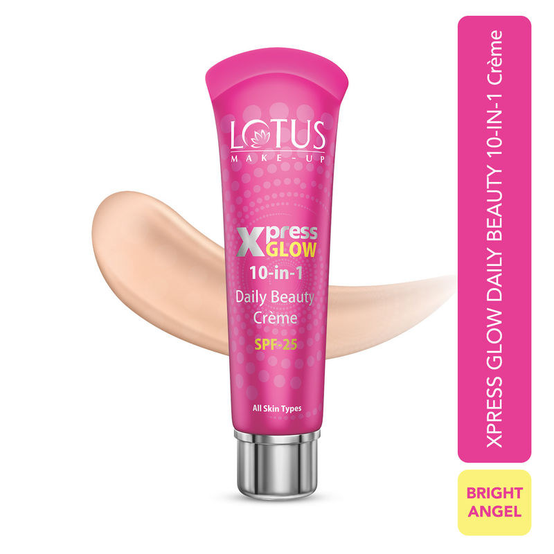 Lotus Make-Up Xpress Glow 10 In 1 Daily Beauty Cream SPF 25 - Bright Angel