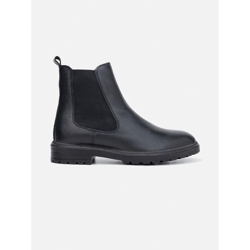 Alberto Torresi Women Genuine Leather Black Casual Boots (UK 4)