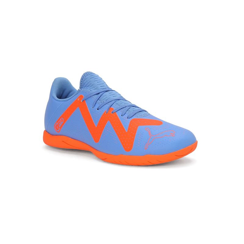 Puma FUTURE PLAY Indoor Turf Unisex Blue Football Shoes (UK 9)