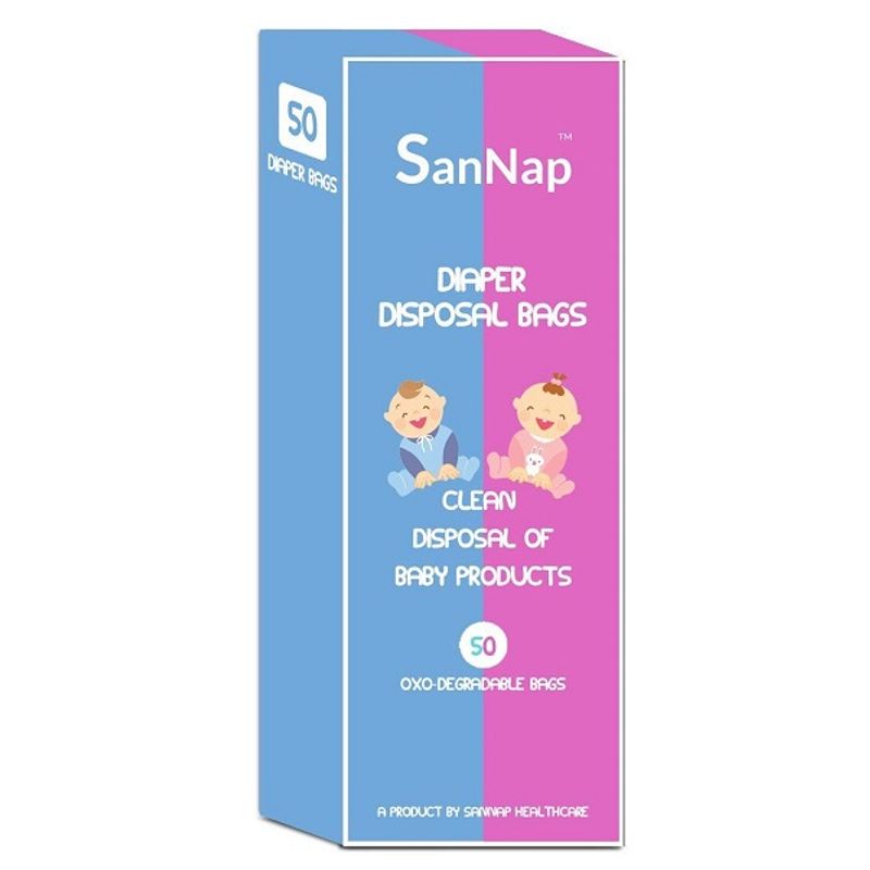 SanNap Baby Diaper Disposal Bags (Pack of 50)