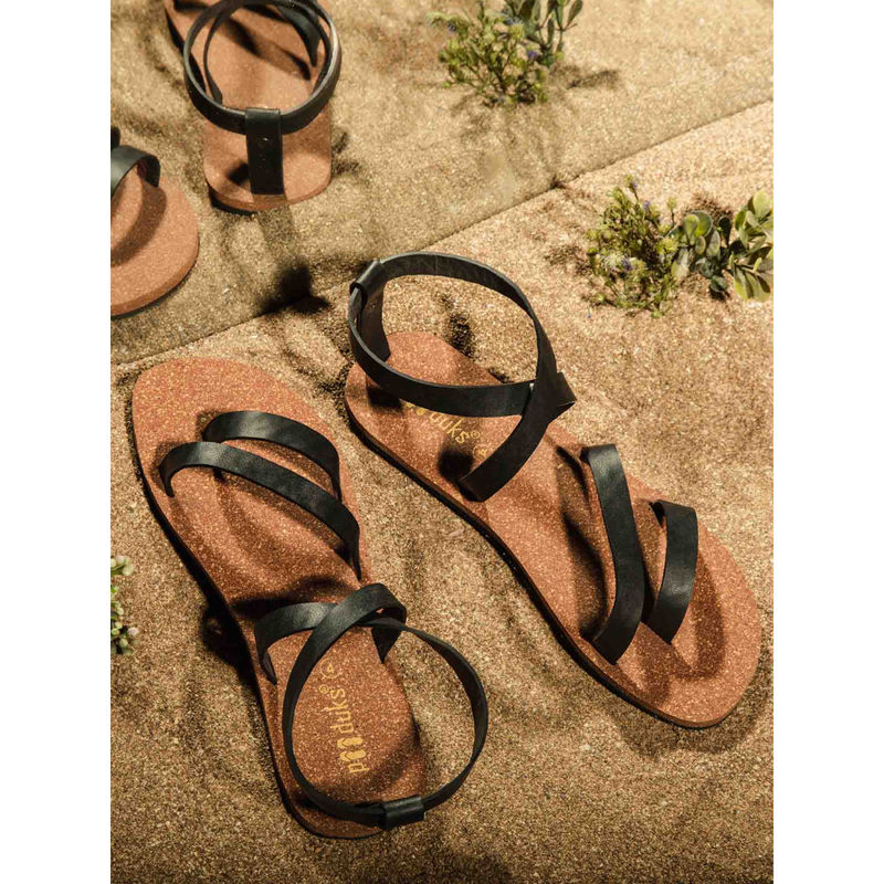 Paaduks Zee Slingback Cork Waterproof Brown Sandals (UK 3)