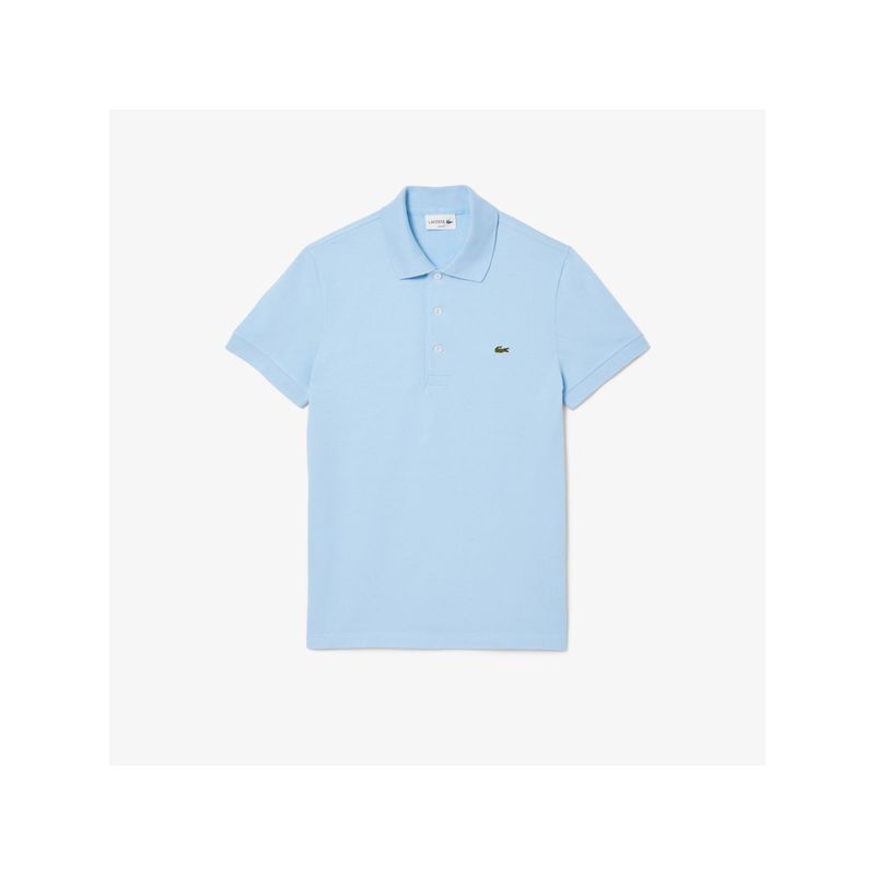 Lacoste Slim Fit Stretch Mini Pique Polo T-Shirt- Blue (XL)
