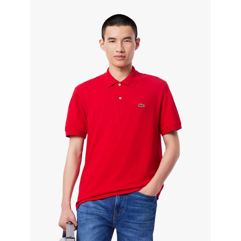Lacoste Classic Fit L.12.12 Light Polo T-Shirt- Red (S)