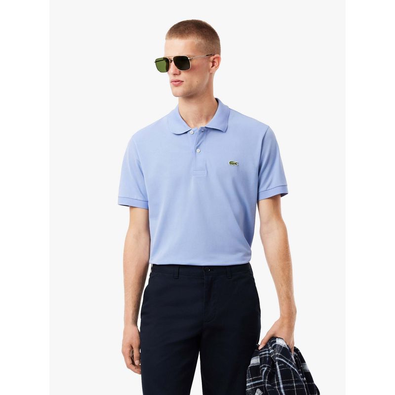 Lacoste Classic Fit L.12.12 Light Pique Polo T-Shirt- Purple (S)