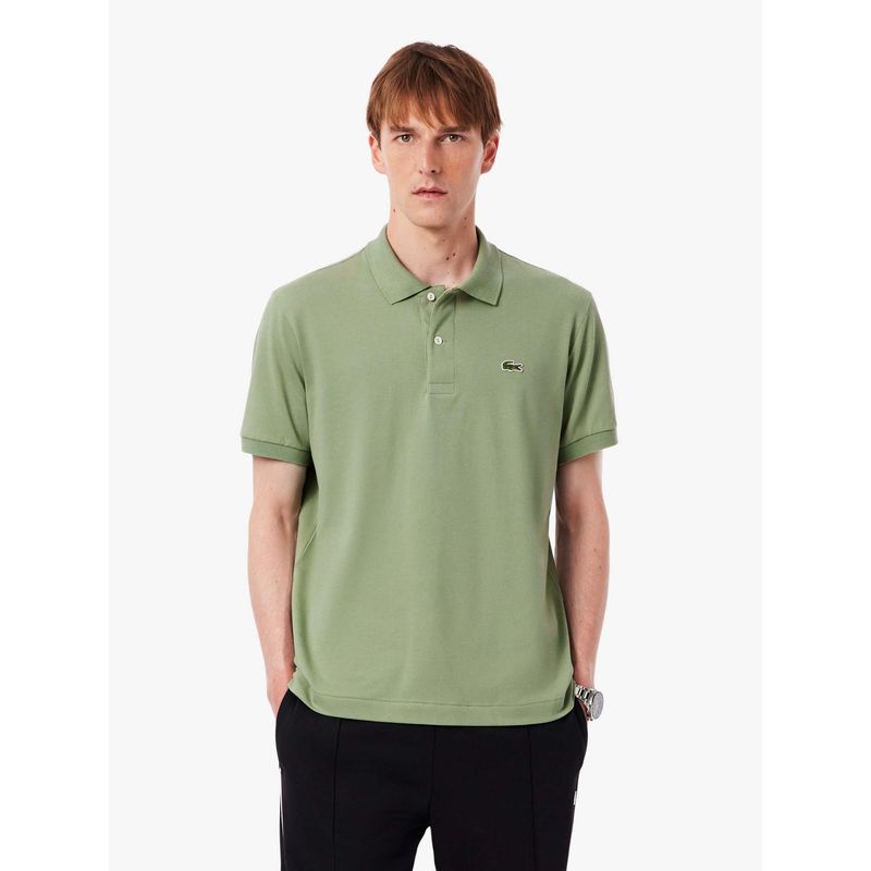 Lacoste Classic Fit L.12.12 Light Pique Polo T-Shirt- Green (S)