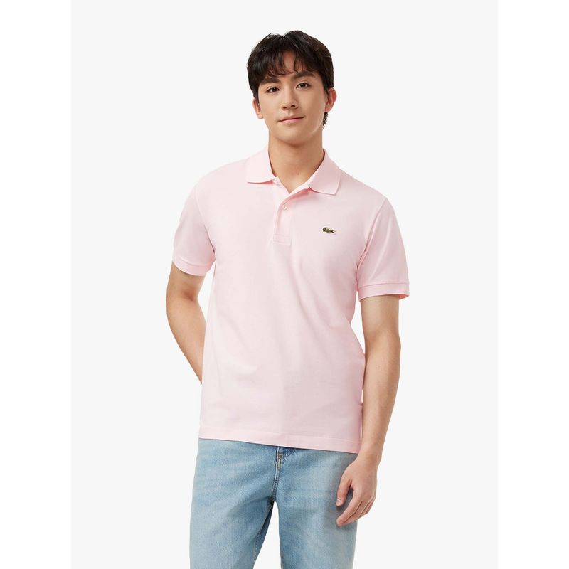 Lacoste Classic Fit L.12.12 Light Polo T-Shirt- Pink (M)