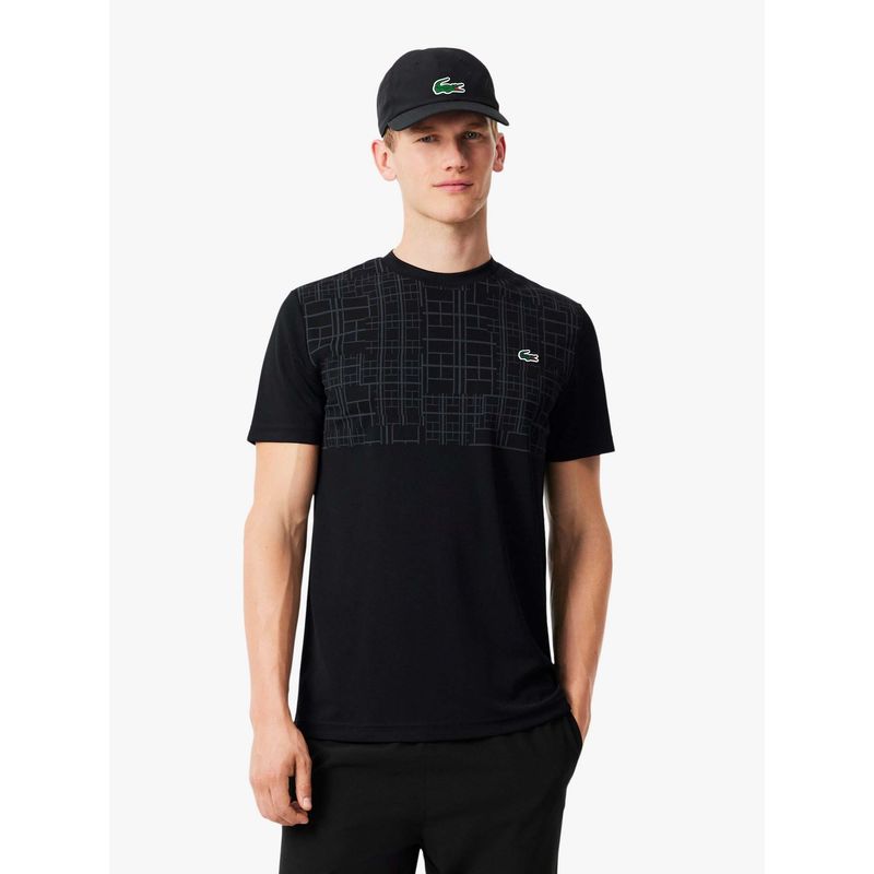 Lacoste Tennis x Novak Djokovic T-Shirt- Black (L)