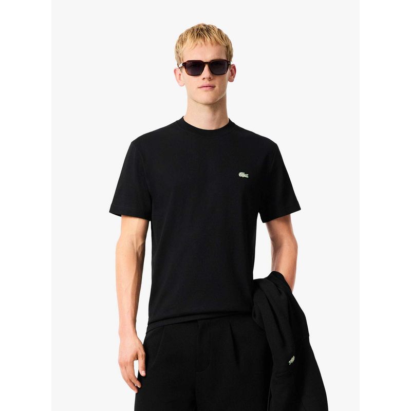 Lacoste Printed T-Shirt- Black (XL)