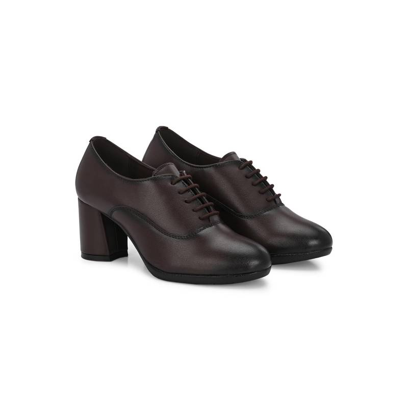 Delize Women Brown Derbies (UK 4)