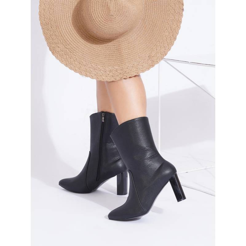 Sherrif Shoes Women Black Casual Boots (EURO 37)