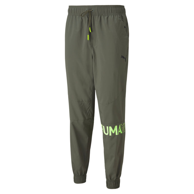 Puma TRAIN WOVEN Men Green Trackpant (XL)