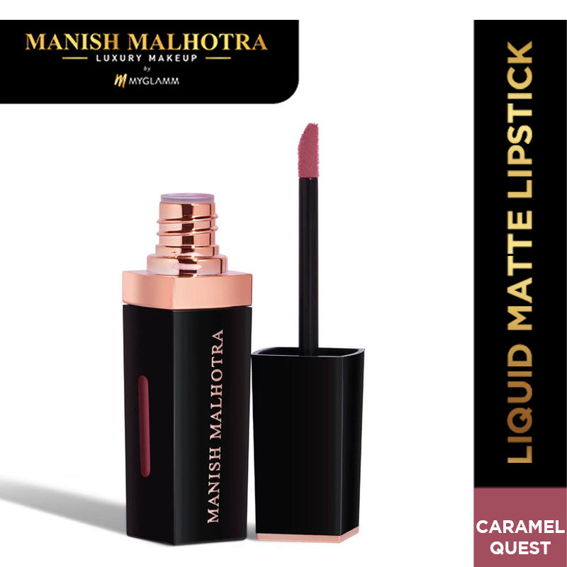 MyGlamm Manish Malhotra Beauty Liquid Matte Lipstick-Caramel Quest