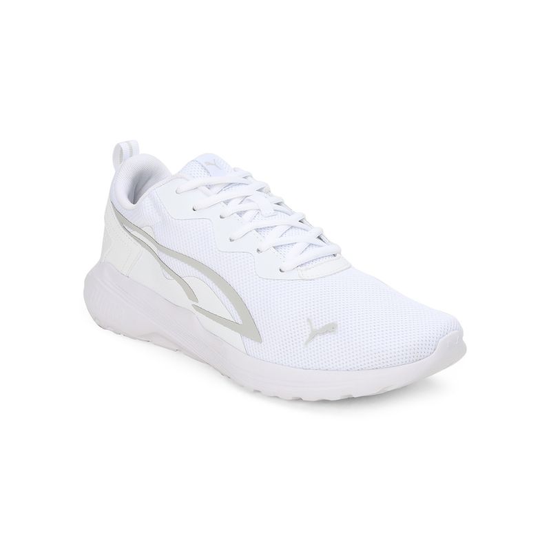 Puma All-Day Active Unisex White Sneakers (UK 4)