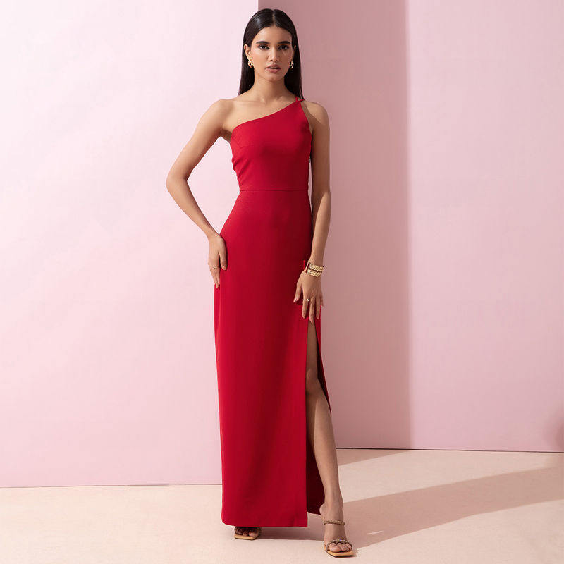 RSVP by Nykaa Fashion Red Living My Red Carpet Moment Dress (2XL)