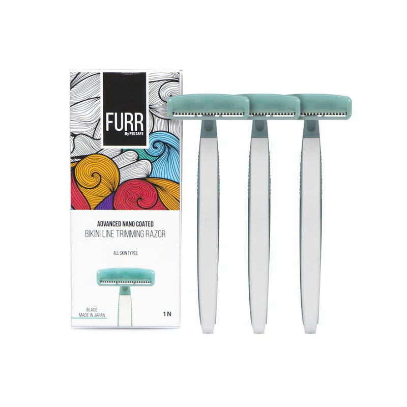 FURR Reusable Bikini Line Trimming Razor - Pack Of 3