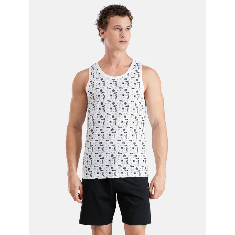 FCUK Play Hackney Men'S Printed Lounge Vest (L)