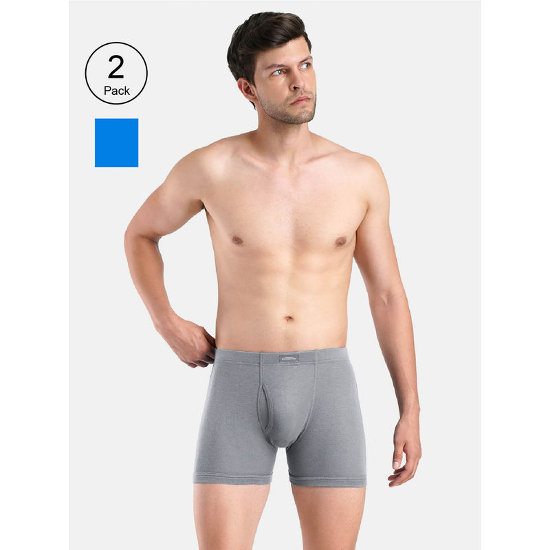 French Connection Regal Oxford Men'S Long Trunks (Pack of 2) (L)