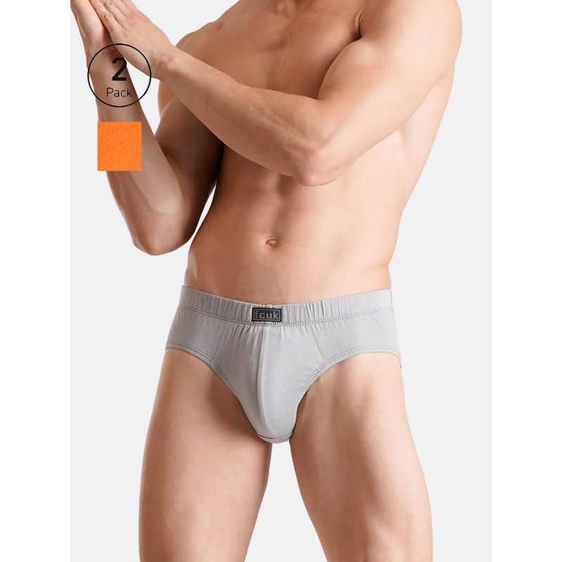 FCUK Play Preston Men'S Briefs (Pack of 2) (S)
