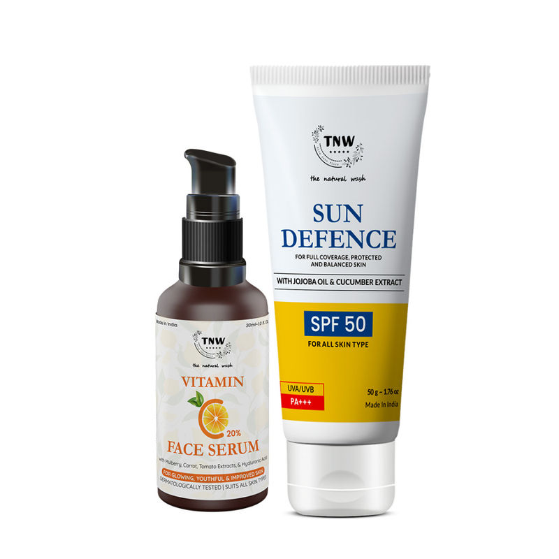 TNW The Natural Wash Vitamin C Skin Clearing Face Serum with Sunscreen