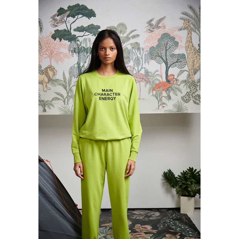 NeceSera Main Character Energy Bamboo Terry Sweatshirt (M)