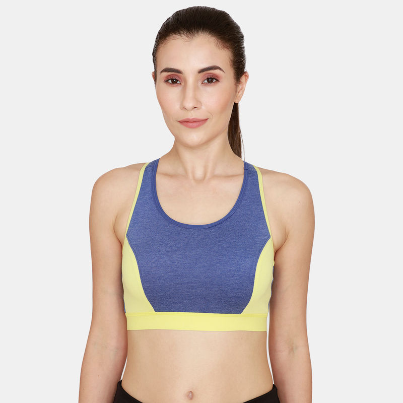 Zivame Sports Bra With Removable Padding MultiColor Buy Zivame
