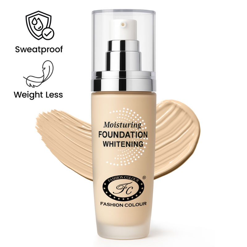 FASHION COLOUR Moisturing Whitening Foundation - Pearl White
