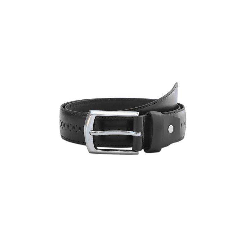 Aditi Wasan Black Genuine Leather Formal Belt (30)