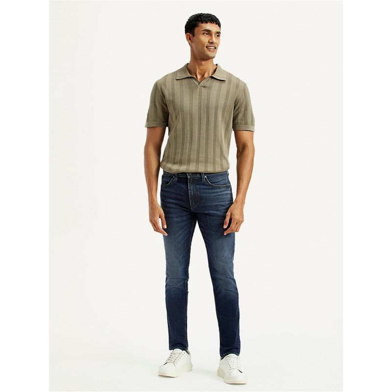 Levi's Men'S 512 Dark Indigo Slim Tapered Fit Mid Rise Jeans (30)