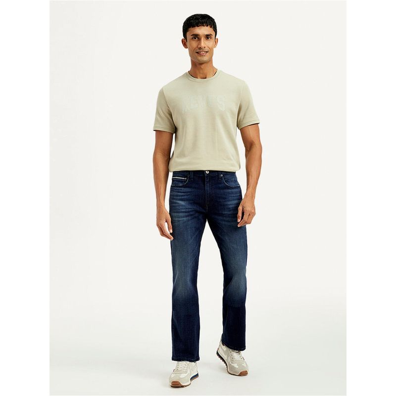Levi's Men'S 527 Blue Bootcut Fit Mid Rise Jeans (30)