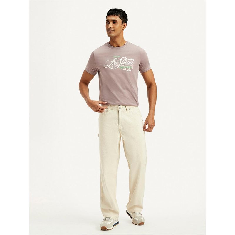 Levi's Men'S 578 Cream Loose Carpenter Mid Rise Jeans (32)