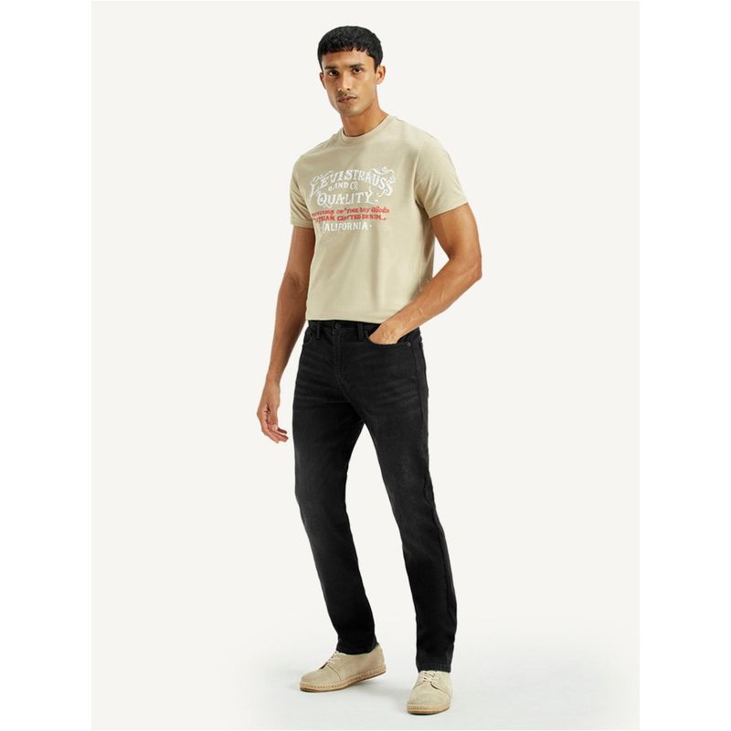 Levi's Men'S 511 Black Slim Fit Mid Rise Jeans (32)