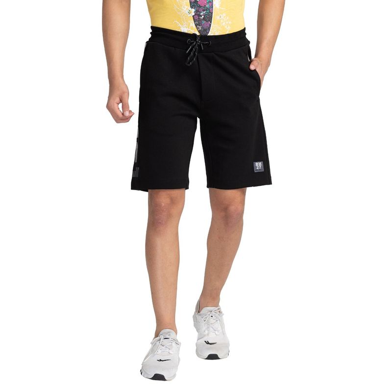 Being Human Men Regular Fit Shorts Black (28)