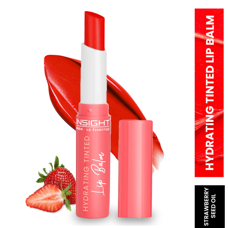 Insight Cosmetics Hydrating Tinted Lip Balm - Strawberry Seed Oil