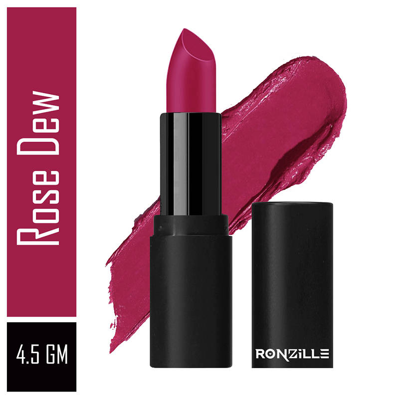 Ronzille One Touch Up HD Matte Lipstick - Rose Dew