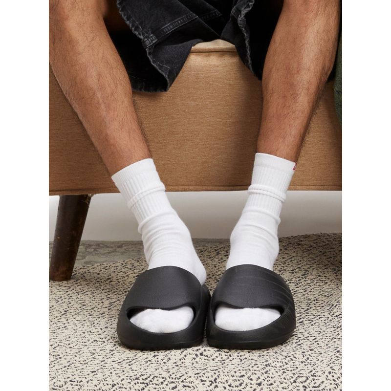 Ludic Life Black Solid Sliders (UK 9)