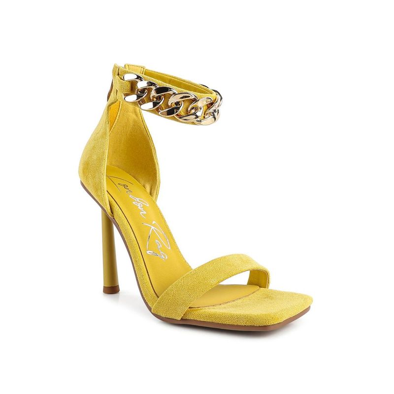 London Rag Solid Yellow Heels Buy London Rag Solid Yellow Heels Online