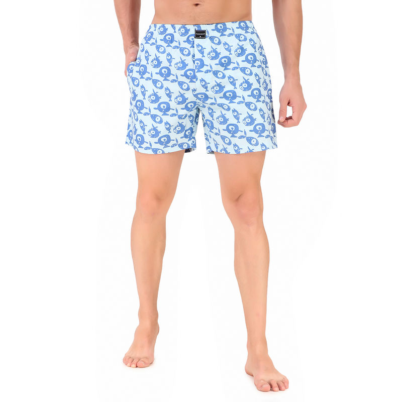 Toffcraft Austin Aqua Boxer Shorts Blue (M)