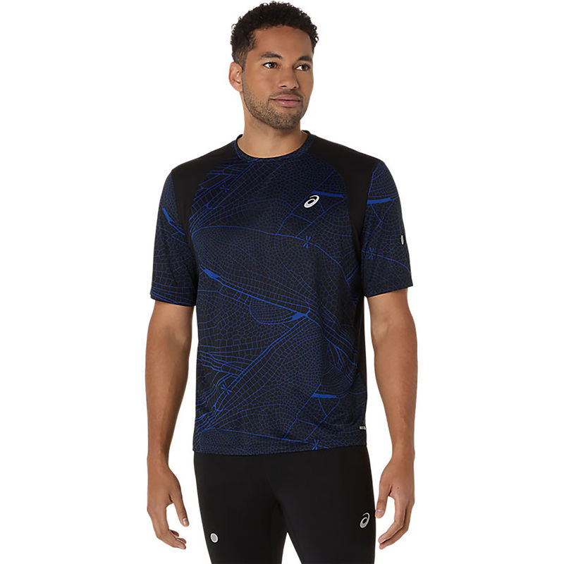 ASICS Mens Performance Black Road Lite-Show Ss T-Shirt (XS)