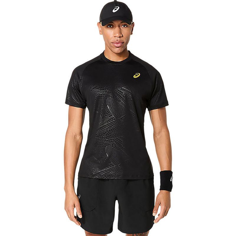 ASICS Mens Performance Black Match Capsule Ss T-Shirt (XS)