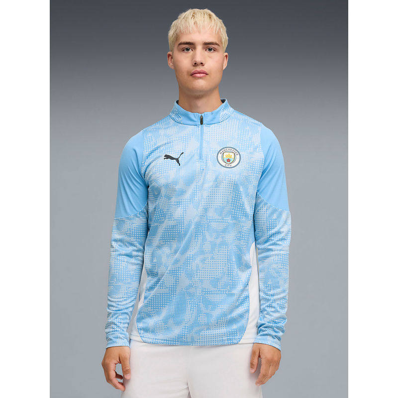 Puma Manchester City 25/26 Away Mens Football T-Shirt Blue (L)