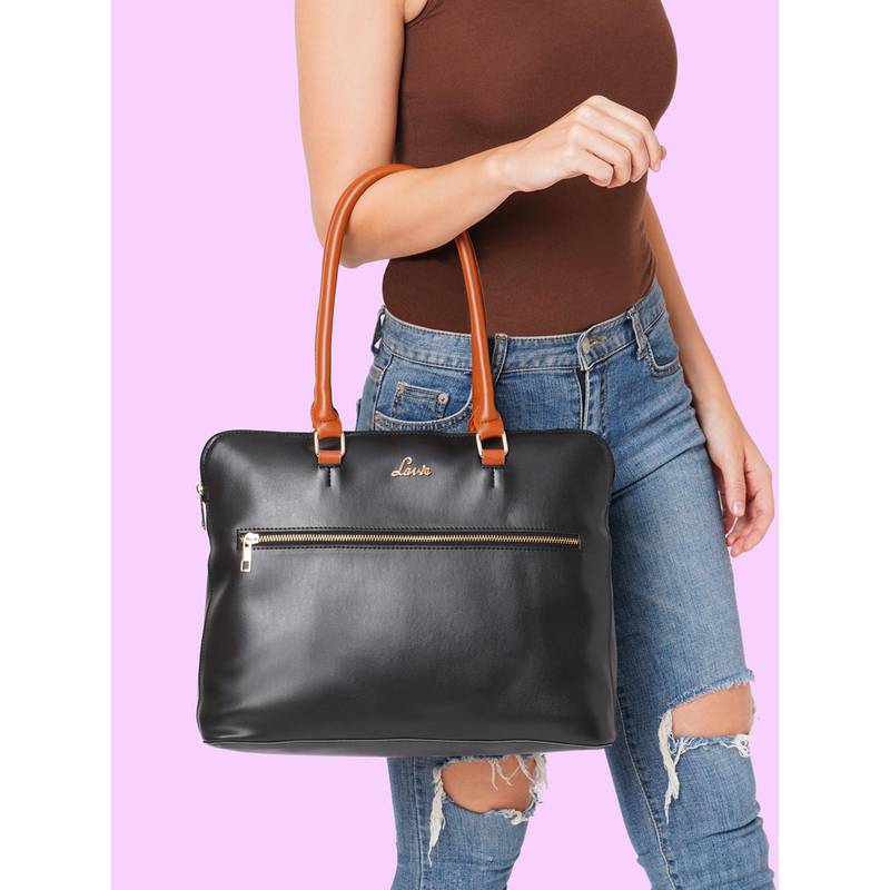 Lavie Women's Hilite Module 14 Inch Laptop Medium Satchel Handbag (M)